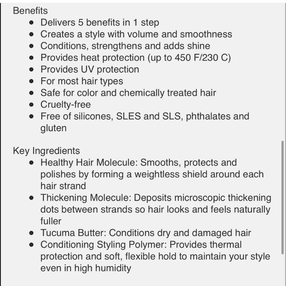 ⭐️NEW⭐️. LIVING PROOF 5-IN-1 STYLING TREATMENT - Picture 4 of 4